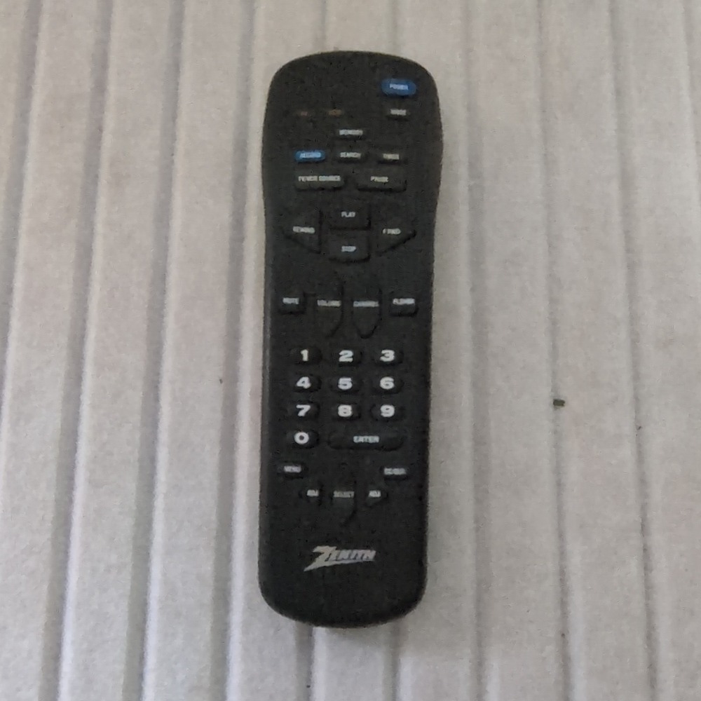 Zenith‎ Remote Control Black